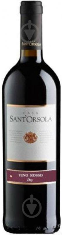 Вино Sant'Orsola Rosso Dry 0,75 л - фото 1