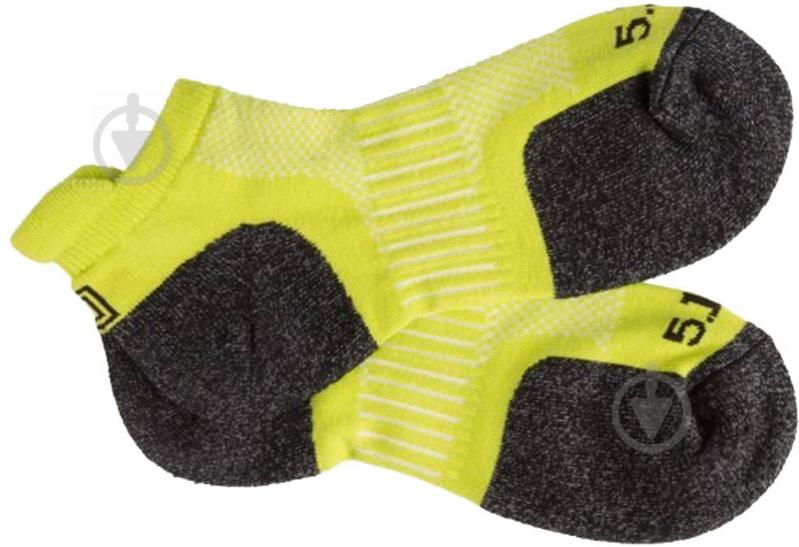 Шкарпетки 5.11 Tactical ABR Training Sock[019] Gecko чорно-жовтий р.L - фото 2