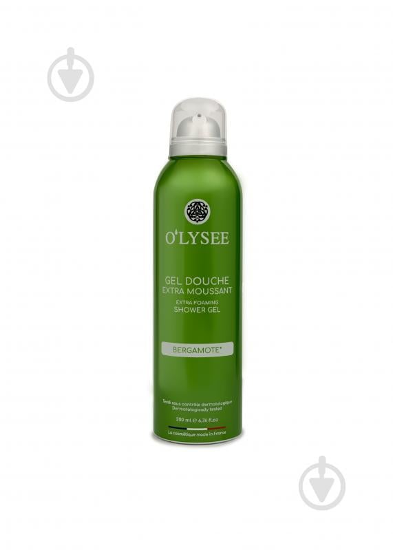 Гель для душу O'LYSEE Extra Foaming shower Gel Bergamotte 200 мл - фото 1