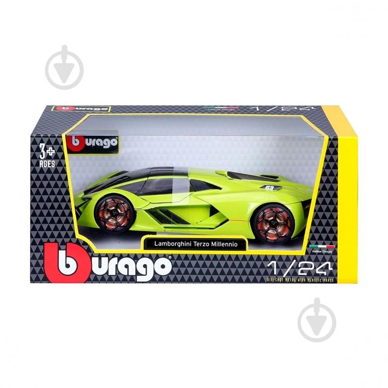 Автомодель Bburago 1:24 Lamborghini Terzo Millennio 18-21094 - фото 9