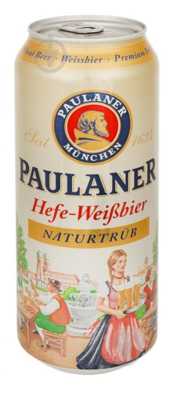 Пиво Paulaner Hefe-Weissbier 500 мл - фото 7