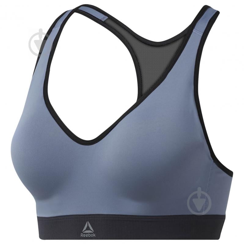 Бра Reebok Sculpt Bra EB8167 р.XL синий - фото 1