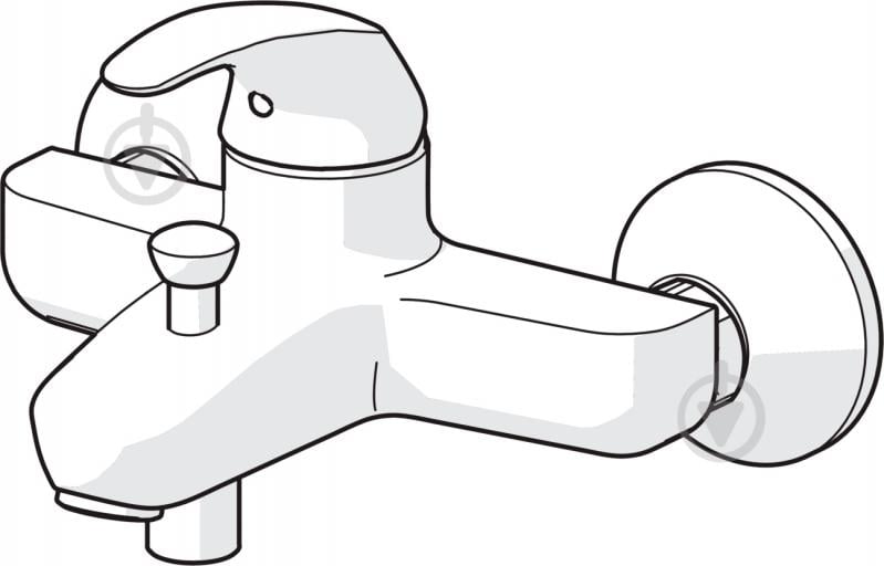 Смеситель для ванны Oras Polara 1440Y - фото 3