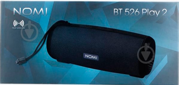 Портативна колонка Nomi BT 526 Play 2 2.0 black (479201) - фото 5