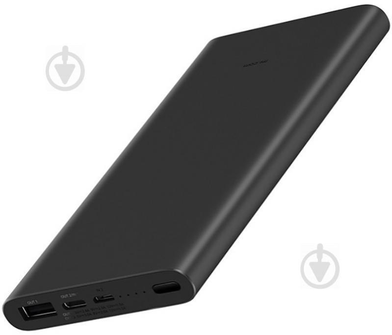 Повербанк Xiaomi Mi Power Bank 3 10000 mAh black (495075) - фото 2