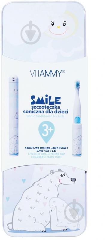 Електрична зубна щітка Vitammy SMILE White Bear (від 3 років) TOW016159 - фото 3