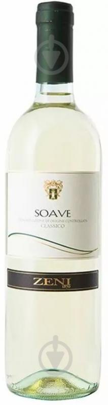 Вино Zeni біле сухе Soave Classico (8005369001103) 0,75 л - фото 1