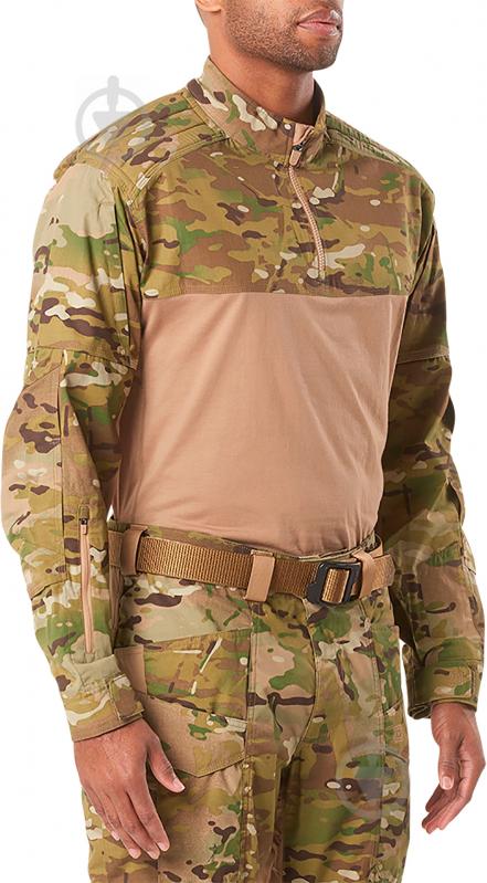 Рубашка тактическая под бронежилет 5.11 XPRT® MultiCam® Rapid Shirt [169] Multicam 2XL - фото 2