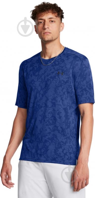 Футболка Under Armour UA TECH VENT GEODE SS 1382807-432 р.2XL синий - фото 1