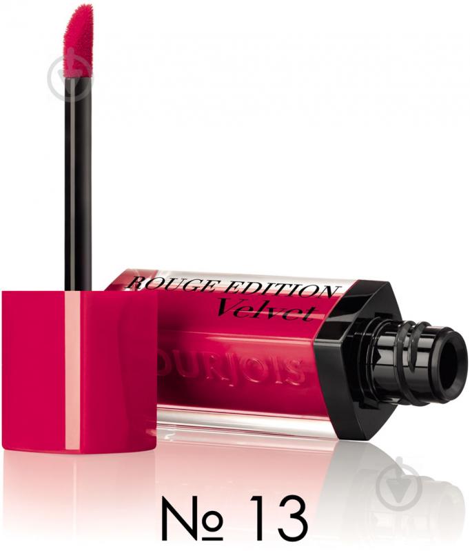 Помада рідка Bourjois Rouge Edition Velvet №13 Fu(N)Chsia 7,7 мл - фото 2