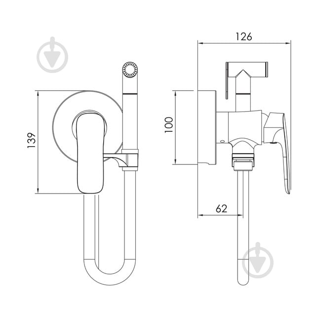 Душевой набор Imprese Loket VR30230B-BT - фото 2 Душевой набор Imprese Loket VR30230B-BT - фото 2