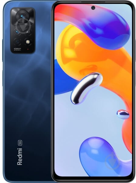 Смартфон Xiaomi Redmi Note 11 Pro 5G 6/128GB atlantic blue (922449) - фото 1