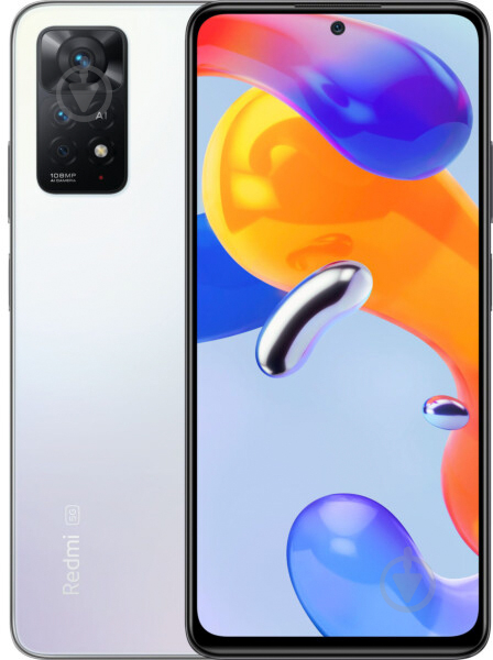 Смартфон Xiaomi Redmi Note 11 Pro 5G 6/128GB pearl white (922450) - фото 1