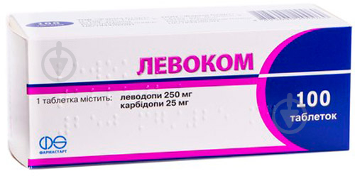 Левоком №100 (10х10) таблетки 250 мг/25 мг - фото 1