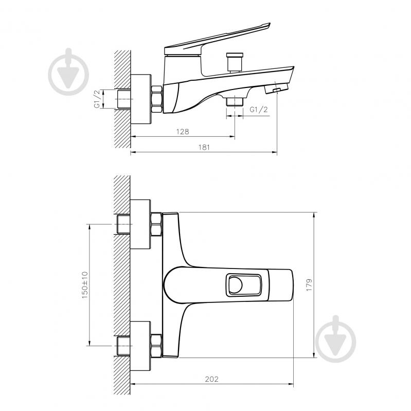 Смеситель для ванны Imprese Lany 10045 - фото 2 Смеситель для ванны Imprese Lany 10045 - фото 2