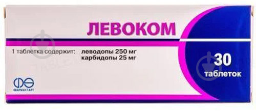 Левоком №30 (10х3) таблетки 250 мг/25 мг - фото 1