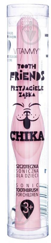 Електрична зубна щітка дитяча Vitammy Tooth Friends pink Chika TOW013597 - фото 3