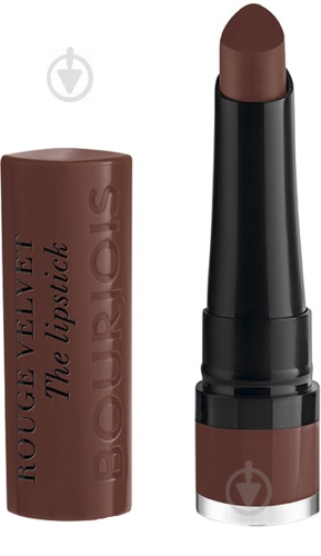 Помада губна Bourjois Rouge Edition Velvet №12 Brunette 2,4 г - фото 1