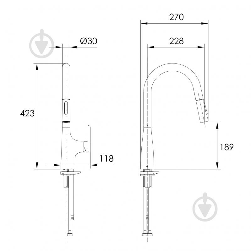 Смеситель для кухни Imprese Liben 55905 - фото 2