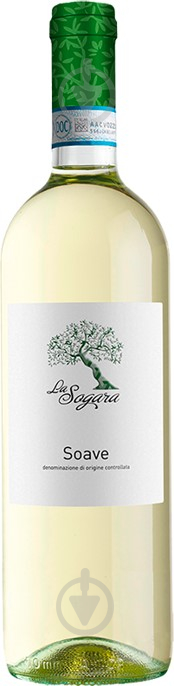 Вино La Sogara Soave DOC напівсухе біле 0,75 л - фото 1