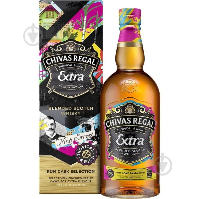 Виски Chivas Regal Chivas Regal Extra Rum Cask 0,7 л - фото 1 Виски Chivas Regal Chivas Regal Extra Rum Cask 0,7 л - фото 1
