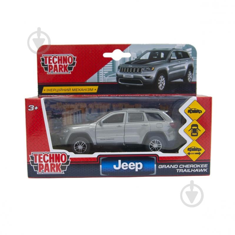 Автомодель Technopark 1:43 Jeep Grand CHEROKEE-12-GY(FOB) - фото 9