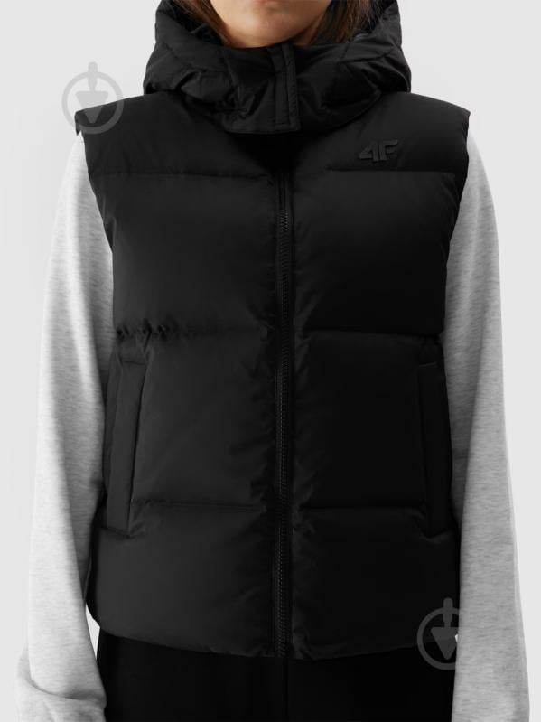 Жилет 4F VEST JACKET F138 4FWAW24TVJAF138-20S р.S черный - фото 7