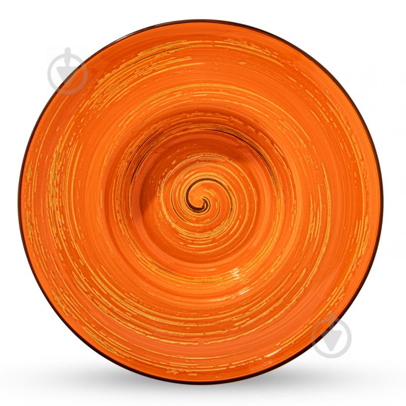 Тарілка глибока Spiral Orange 22,5 см 1100 мл WL-669323/A Wilmax - фото 1