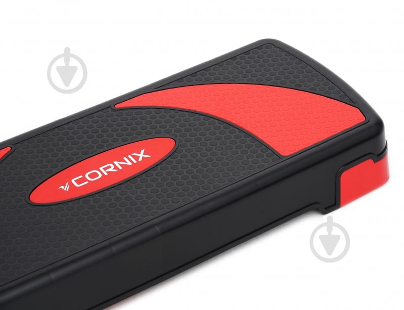 Степ-платформа Cornix 3-ступенчатая 78 х 29 х 10-20 см XR-0185 Black/Red - фото 2