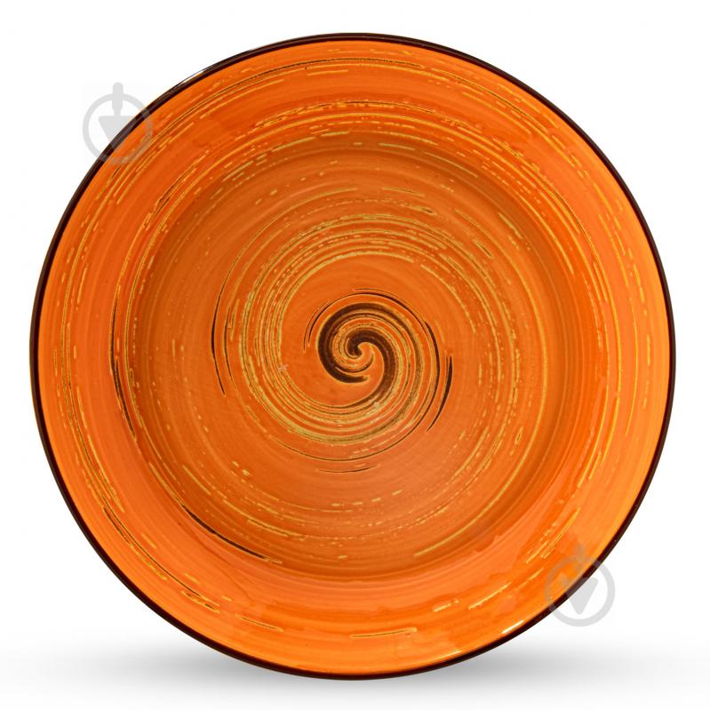 Тарілка глибока Spiral Orange 25,5 см 350 мл WL-669327/A Wilmax - фото 1