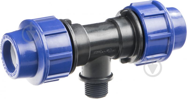 Тройник комбинированный наружная SantehPlast 25x1/2"x25 НР - фото 1