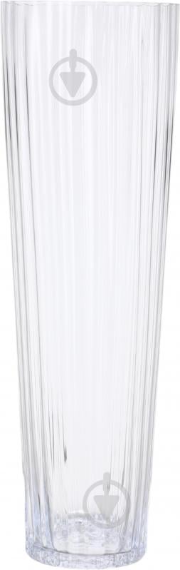 Ваза скляна Wrzesniak Glassworks Dew 60 см прозора 17-7251 - фото 3