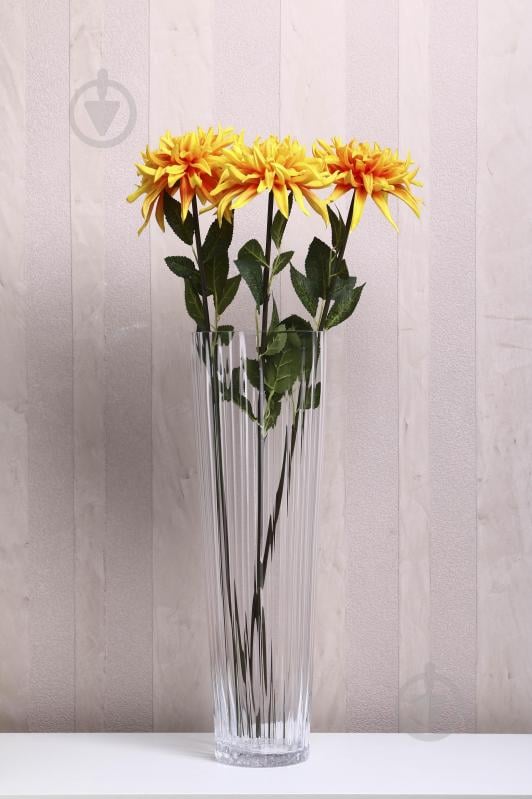 Ваза скляна Wrzesniak Glassworks Dew 60 см прозора 17-7251 - фото 6
