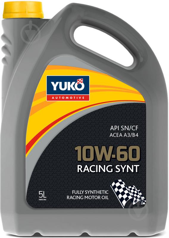 Моторное масло YUKO RACING SYNT 10W-60 5 л - фото 1