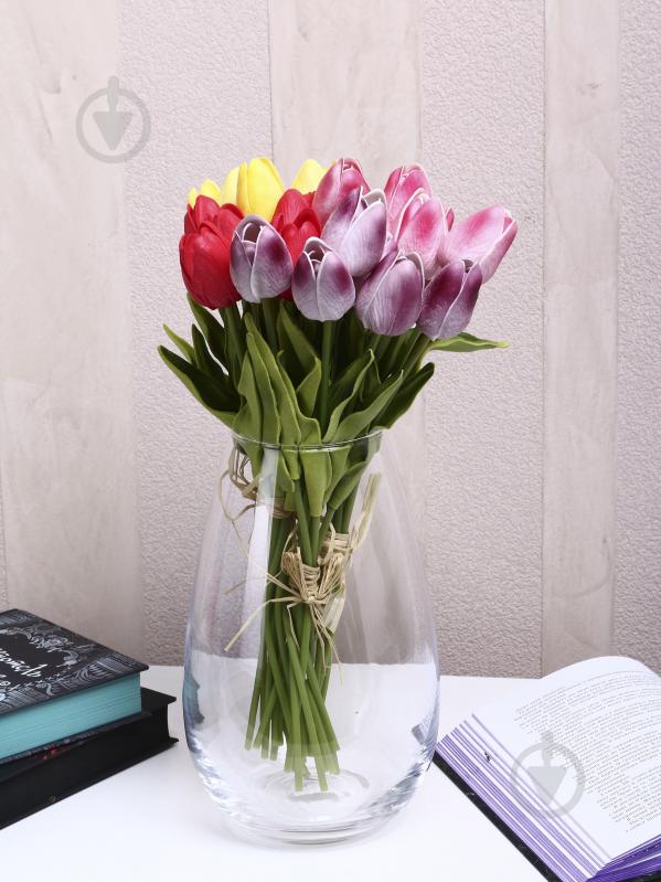 Ваза скляна Wrzesniak Glassworks Lumen 23,5 см прозора 17-11394 - фото 5