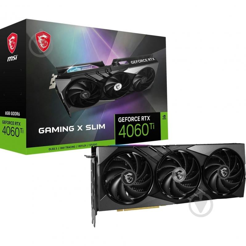Видеокарта MSI GeForce RTX 4060 Ti GAMING X SLIM 8GB GDDR6 128bit (912-V515-059) - фото 9