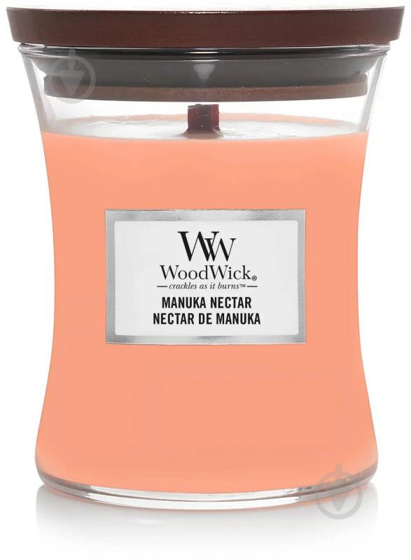 Свічка ароматична Woodwick Medium Manuka Nectar (Нектар Манука) 275г - фото 1