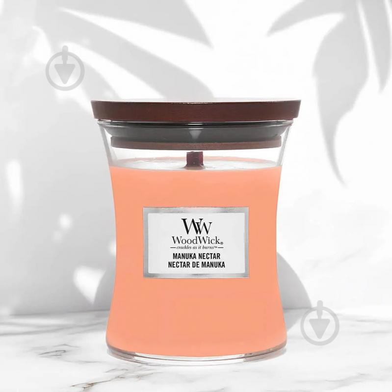 Свічка ароматична Woodwick Medium Manuka Nectar (Нектар Манука) 275г - фото 2