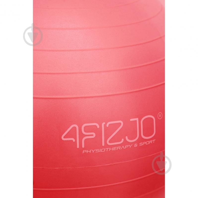 М'яч для фітнесу 4fizjo (фітбол) Anti-Burst Red (P-5907222931509) d55 см 4FJ0031 - фото 3