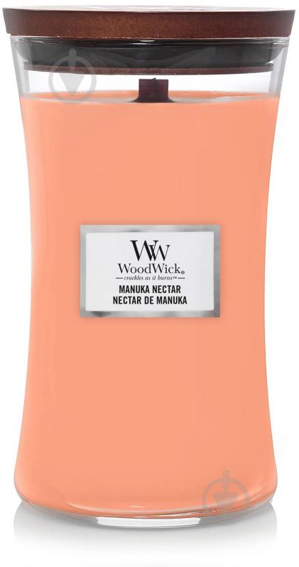 Свеча ароматическая Woodwick Large Manuka Nectar (Нектар Мануко) 609г - фото 1