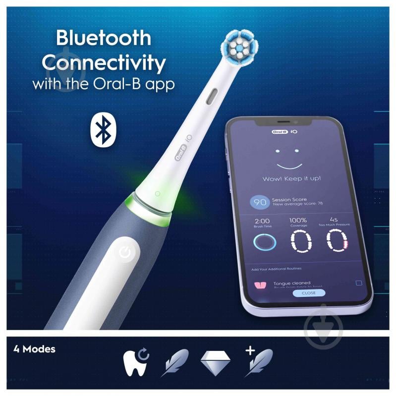 Електрична зубна щітка Oral-B iO Серія 3 чорна - фото 7