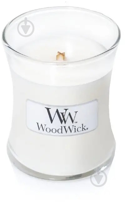 Свічка ароматична Woodwick Mini Linen (Льон) 85г - фото 1