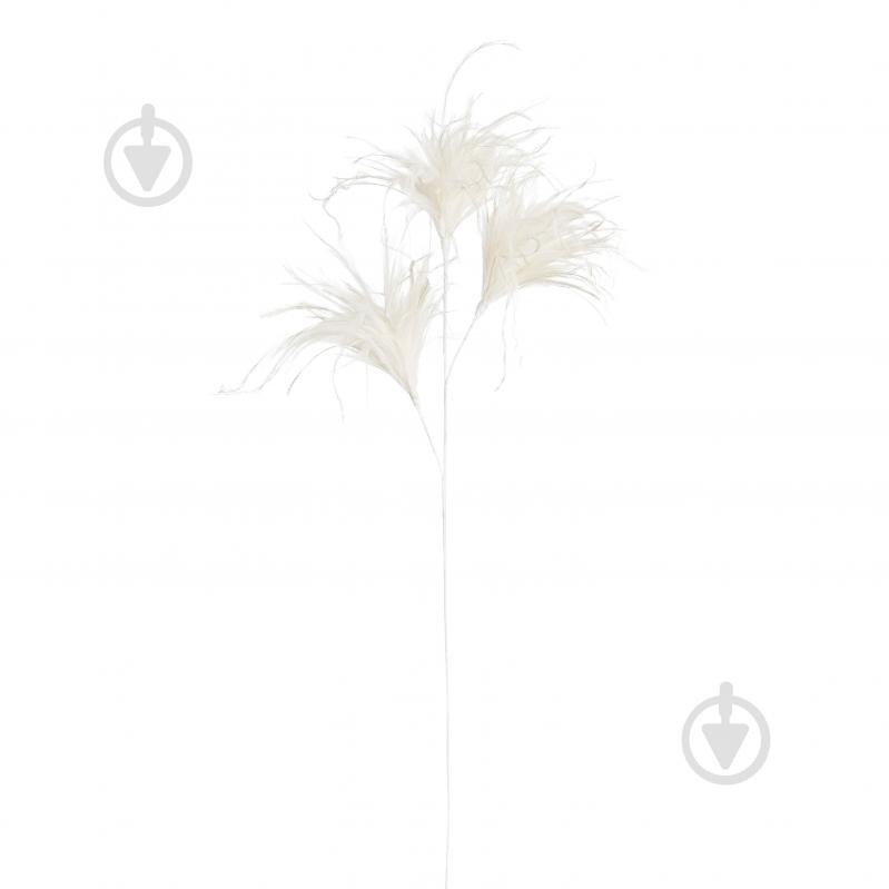 Декорация новогодняя Edelman "Перо", светло-белое - фото 1
