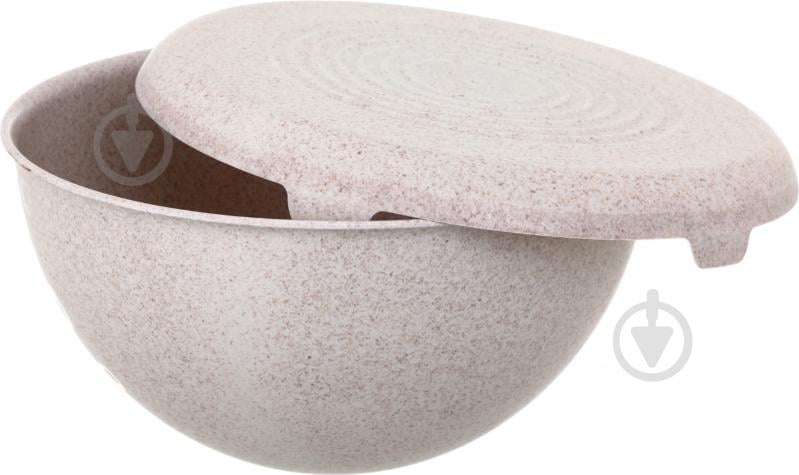 Набор салатников Practic BIO с крышкой 3 шт. (1,5 л+3 л+6 л) крем - фото 5 Набор салатников Practic BIO с крышкой 3 шт. (1,5 л+3 л+6 л) крем - фото 5