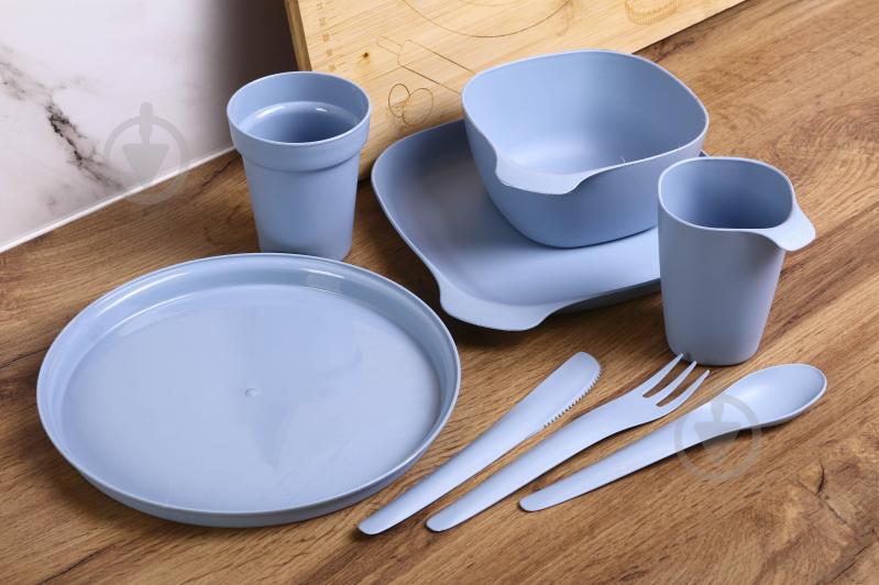 Миска Practic квадратная 0,75 л Вailango голубая - фото 4 Миска Practic квадратная 0,75 л Вailango голубая - фото 4