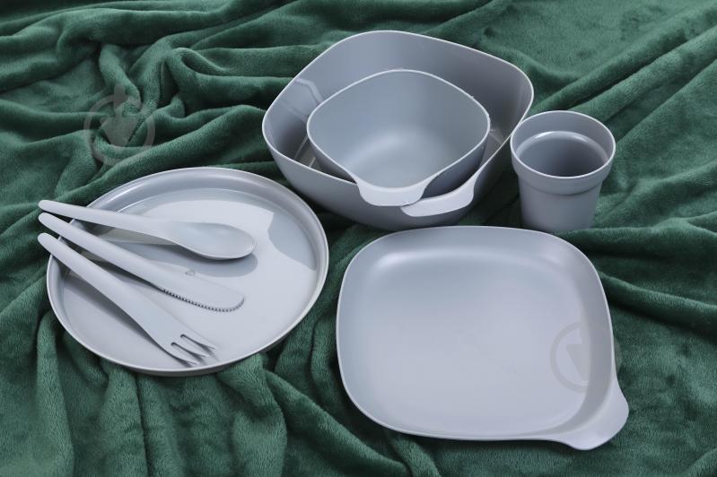 Тарелка Practic круглая 23 см Вailango серая - фото 3 Тарелка Practic круглая 23 см Вailango серая - фото 3