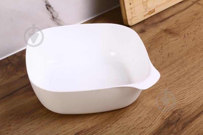 Миска Practic квадратна 2 л Вailango біла - фото 4 Миска Practic квадратна 2 л Вailango біла - фото 4