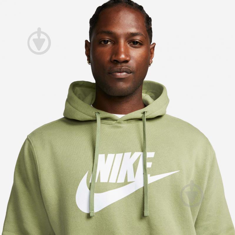 Джемпер Nike CLUB HOODIE PO BB GX BV2973-334 р. L зеленый - фото 3