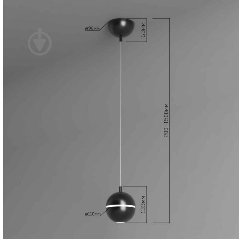 Светильник подвесной Emotion_20.13 4000К 4,2 Вт /MR11 черный NB 110/1-P-R9005-N - фото 4 Светильник подвесной Emotion_20.13 4000К 4,2 Вт /MR11 черный NB 110/1-P-R9005-N - фото 4