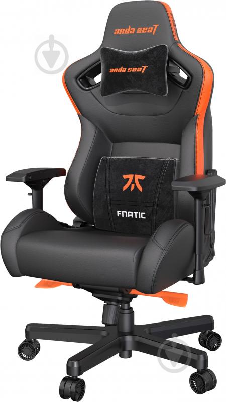 Кресло Anda Seat Fnatic Edition Black/Orange Size XL (AD12XL-FNC-PV/F) черный/оранжевый - фото 1